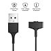 2 Pack Compatible Fitbit Ionic Charging Cable, BRG Replacement Cable Compatible Fitbit Ionic Smartwatch Accessories USB Charger Cable Adapter Compatible Fitbit Ionic Quality Power Charging Cord 3 Feet