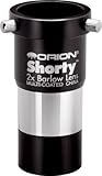 Orion 08711 Shorty 1.25-Inch 2x Barlow Lens (Black)