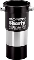 Orion 08711 Shorty 1.25-Inch 2x Barlow Lens (Black)