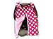 BayB Brand Car Seat Cover - Pink Polka Dot