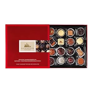 Lauensteiner Trüffel- und Pralinenspezialitäten | 200g in Geschenk-Schachtel | 16 Geschmacksrichtungen mit/ohne Alkohol