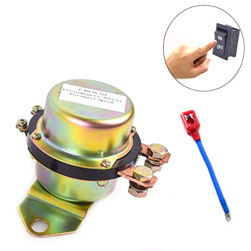 12V Car Battery Dash Button Switch Disconnect with Positive Connection