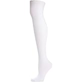 MeMoi Girls Over The Knee Flat Knit Cotton Blend Uniform Socks