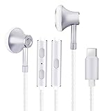 Type C Earphones, Eamplest Type C Headphones USB Earphones Earbuds Digital Noise Canceling Headset with Mic for Sony XZP, HTC Ultra, HTC U11, Google Pixel XL etc