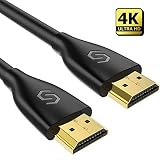 Syncwire HDMI Cable 4K HDMI 2.0 Cable 10 ft High Speed HDMI to HDMI Cord Support Fire TV, Apple TV, HDTV, Ethernet, Audio Return Channel, Video 4K UHD 2160P, HD 1080P, 3D, Xbox Playstation PS3 PS4