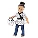 18 Inch Doll Clothes Fits American Girl - Satin Tunic & Jeans Outfit Includes 18” Dolls Accessories