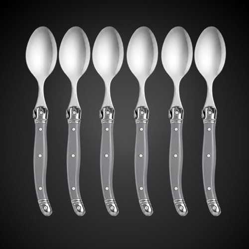 Conjunto Talheres Inox Laguiole La Tour 34 Peças Premium Completo (Cinza)