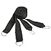 NEWSTYLE Hammock Tree Straps for Portable Camping Hammocks, Set of 2 Durable Straps, Lightweight & Easy Setup (Black)