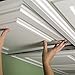 Genesis - Icon Relief White Ceiling Tile (Carton of 12) - Drop/Grid Ceiling - Fast and Easy Installation (2' x 2' Tile)