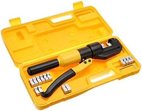 Wire Strippers 8 Ton Hydraulic Wire Terminal Crimping Tool 9 Dies
