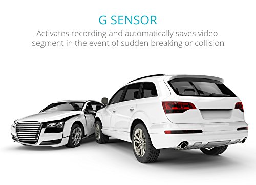 Dash Cam by Lexi - Dashboard Camera for Cars - Full HD Recording Camera with 2.4" LCD Display Mirror, G Sensor, Loop Recording, Motion Detection, Parking Monitor - Car Video Recorder Security Camera