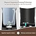 SIMPLETASTE Electric Frother (Magnetic Spinning), Non-Stick Ceramic Steamer with Cold&Hot Functionality, Automatic Shut-Off Foam Maker for Milk, Coffee, Cappuccinos, Hot Chocolates