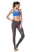 Queenie Ke Women's Light Support Cross Back Wirefree Pad Yoga Sports Bra Size S Color Blue