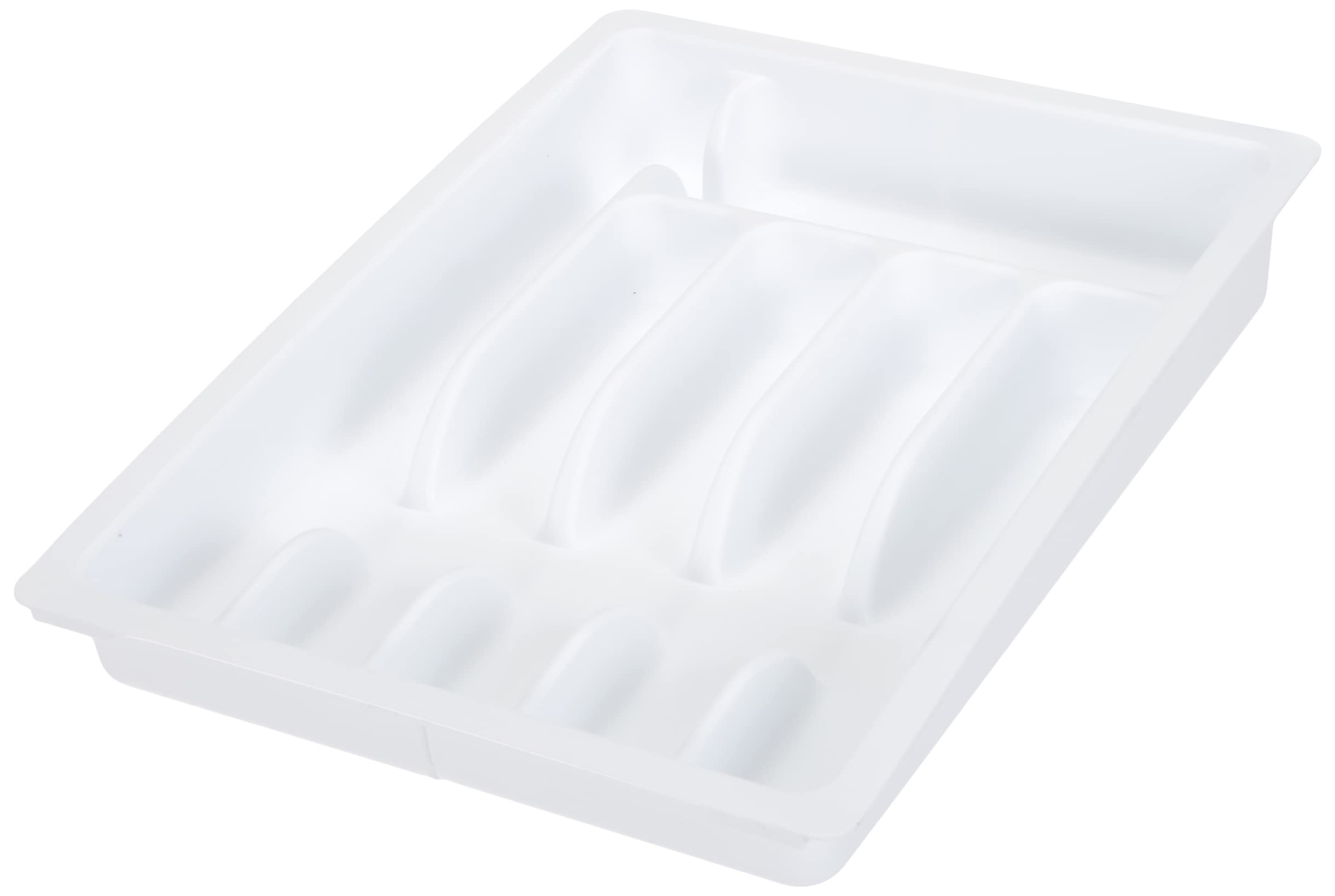 Kesper 30086 Pull-Out Cutlery Tray Plastic Dimensions 29 to 50 cm x 38 x 6.5 cm White