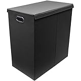 Sorbus Laundry Hamper Sorter with Lid Closure