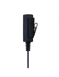 airsn 2 pin auricular para Motorola Radio de dos vías CP200, CLS1110 Walkie Talkies con tubo acústico transparente (paquete de 2)