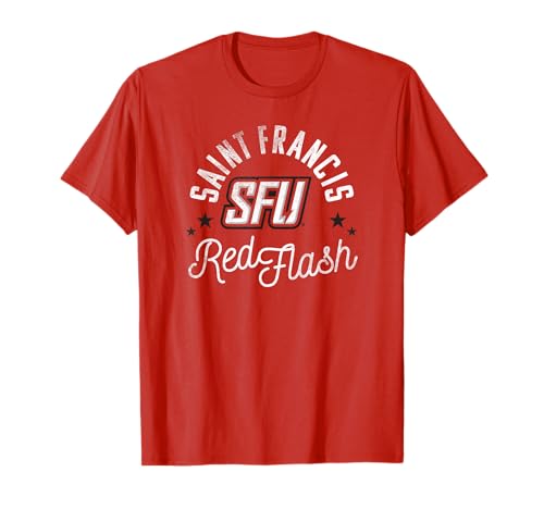 Saint Francis University SFU Red Flash Logo T-Shirt