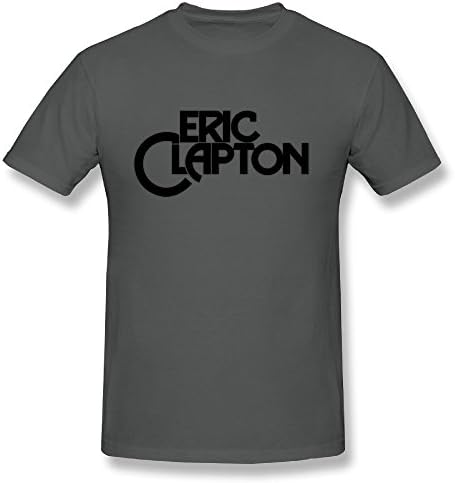 Eric Clapton Logo Men's T Shirt,Asphalt