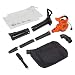 BLACK+DECKER 3-in-1 Electric Leaf Blower & Mulcher with Leaf Vacuum Kit, 12-Amp (BV6000)