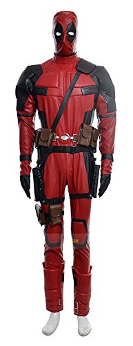 Mtxc Men's New Mutants Cosplay Costume Deadpool Full Set