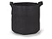 247Garden 5-Pack 2-Gallon Aeration Fabric Pot/Plant Grow Bag w/Handles (260 GSM, Black, 7.5H x 8.5D)