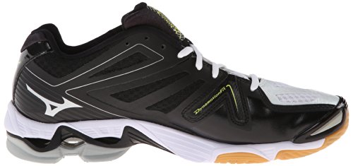 mizuno volleyball shoes half white half black