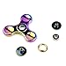 Posife Spinners EDC Fidget Spinner Rainbow - Premium Quality Kirsite - Ultra High Speed Bearings - Durable Stainless Steel Buttons - ADHD Focus Toy - Smooth 2-5 Minute Spins