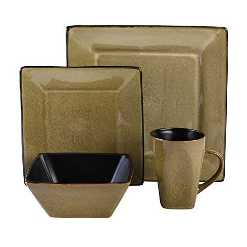 Gibson Elite Kiesling 16 Piece Dinnerware Set, Taupe Pricepulse