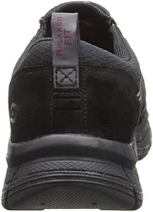 skechers sport men's rig mountain top sneaker charcoal