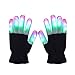 LED Gloves, DAXIN DX Light up Rave Gloves Finger Light Gloves Novelty Toys Kids 6 Adjust Modes for LightShow/ EDM/ Camping/ Disco/ Wedding/ Party/ Halloween/ Christmas/ Birthday Gifts