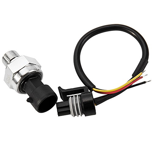 WarmCare Pressure Transducer Sender Sensor 1/8"-27 NPT Stainless Steel Solenoid For Oil Fuel Air Water