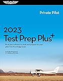 2023 Private Pilot Test Prep Plus: Book plus
