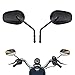 Black Sportster Mirrors, Long Stem for Road King Street Electra Glide Road Glide Dyna Softail Rearview 1982-2018 2019 2020 primary