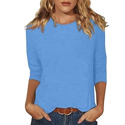 Women's Tops 3/4 Sleeve Elbow Sleeve Tops Women for