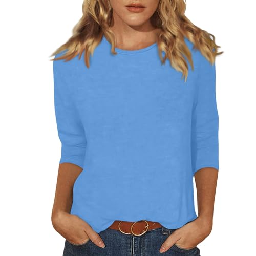 Women's Tops 3/4 Sleeve Elbow Sleeve Tops Women for