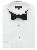 Milani Men's Tuxedo Shirt With Convertible Cuff And