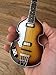 Beatles Paul McCartney Original Violin Bass Miniature Guitar Replica - Fab Four