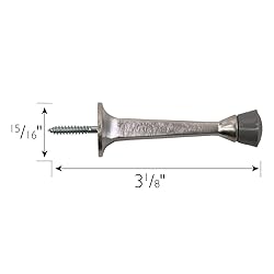Door Stop Wall Protector with Rubber Tip, Design