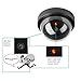 TOROTON Dummy Fake Security CCTV Dome Camera Simulation Monitor with LED Flashing Light, Outdoor and Indoor Use for Homes & Business, 4 Pack