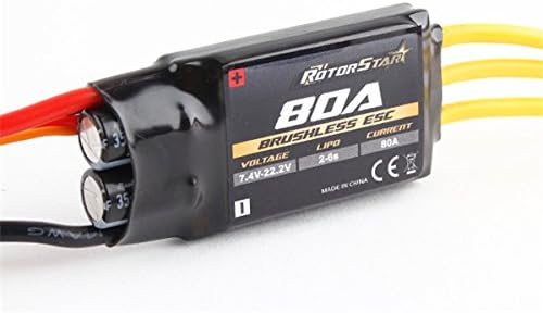 HobbyKing RotorStar 80A (2~6S) SBEC Brushless Speed Controller / Max Cont Current: 80A