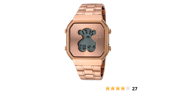 Amazon.com: Reloj TOUS D-Bear SQ IPRG DIG 600 350 290 Mujer rosa : Ropa,  Zapatos y Joyería