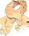 100% Cashmere Scarf (Camel)