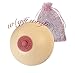Hand Stress Reliever Ball by TISHAA, Fake Breast Squeeze Boob Ball,Hand Stress Ball with Super Cute Gift Pouch (Large)
