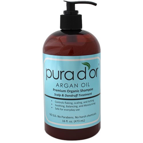 Pura d'or Anti-dandruff: Premium Organic Shampoo (16 fl. oz.) image