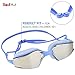 Swimming Goggles + Swim Cap – Get Fog Free Vision and Dry Hair! Comfortable Fit Goggles are Fully Watertight with New Anti-Fog Coating Plus Ear Plugs Nose Clip + Storage Case For Men Women Kids 10+