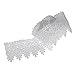 HOUSWEETY 5Yards 8cm White Lace Edge Trim 3-1/8