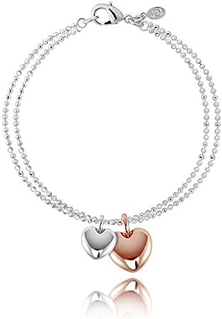 Joma Jewellery Ruby Heart Bracelet (1607)