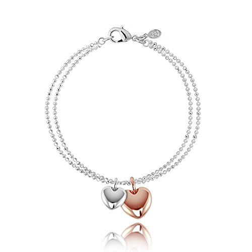 Joma Jewellery Ruby Heart Bracelet (1607)