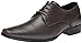 Calvin Klein Men's Brodie Leather Oxford, Pewter, 10.5 M US