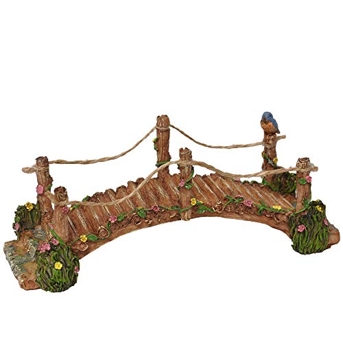 Miniature Fairy Garden "Blue bird Bridge" Mg281